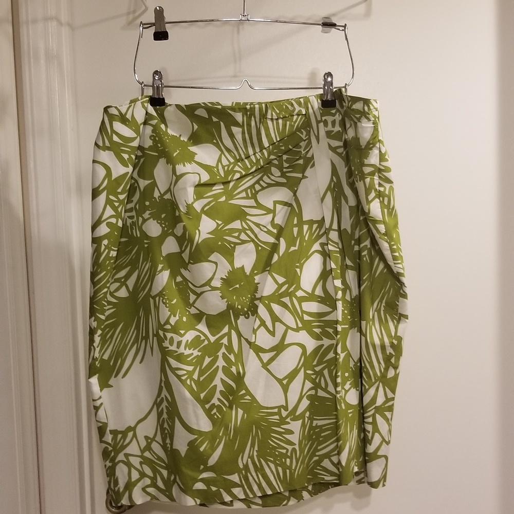 NWT Lane Bryant Print Wrap Skirt